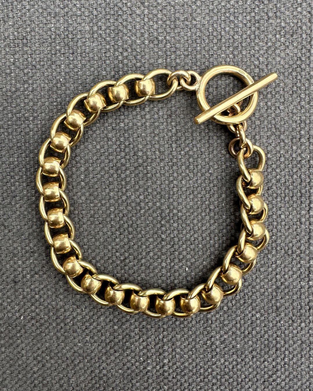 9ct Gold 'Pre-Loved Rolo'  Bracelet Hand Curated by Ariana Watling Lacock Wiltshire