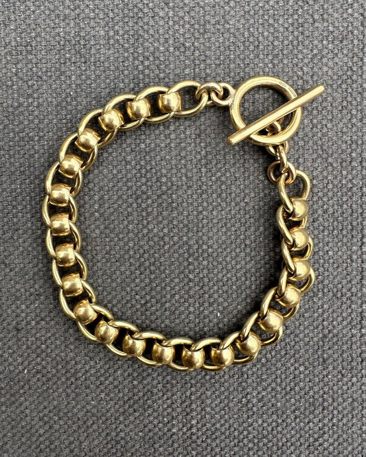 9ct Gold 'Pre-Loved Rolo'  Bracelet Hand Curated by Ariana Watling Lacock Wiltshire
