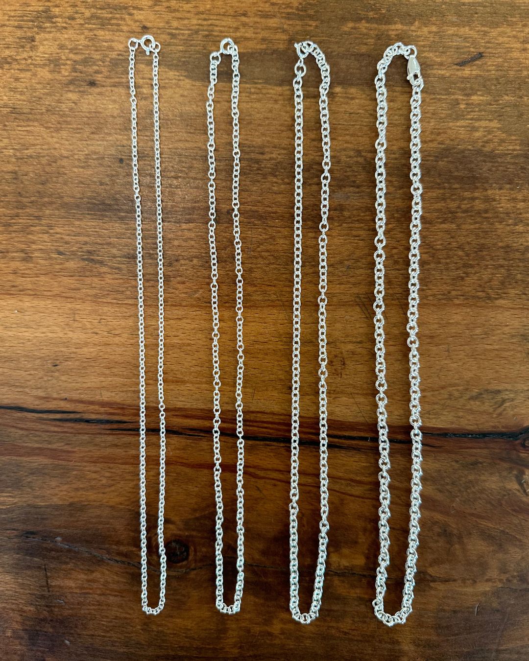 Chains in Sterling Silver