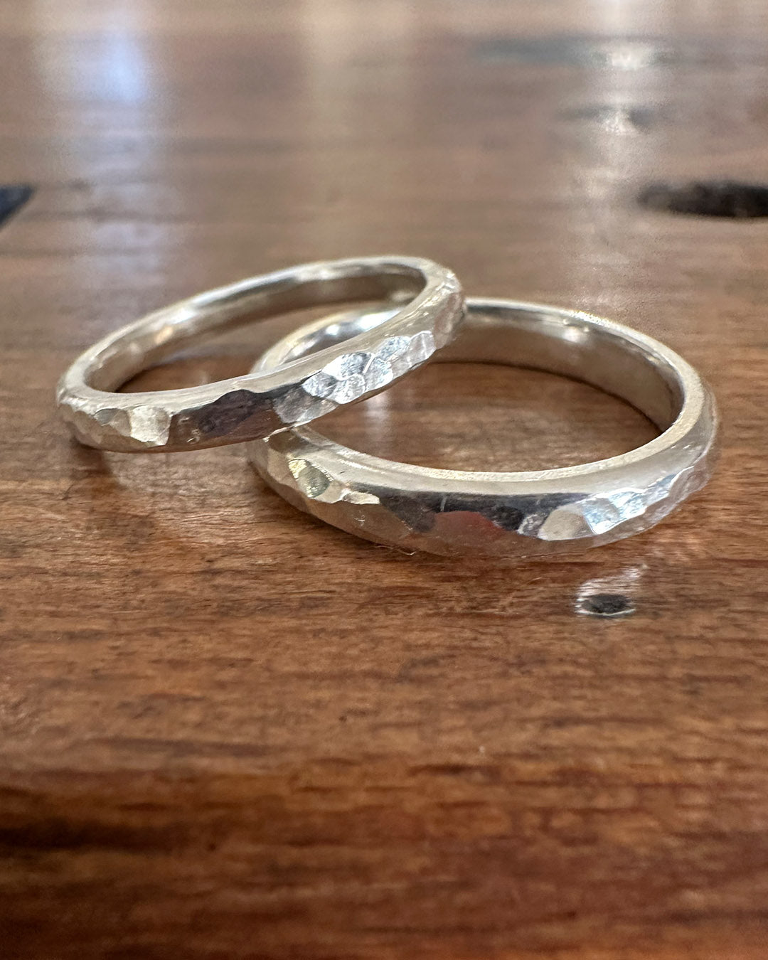 Silver Court ‘Dippin Dot’ Ring designed and Made by Ariana Watling, Lacock, Wiltshire