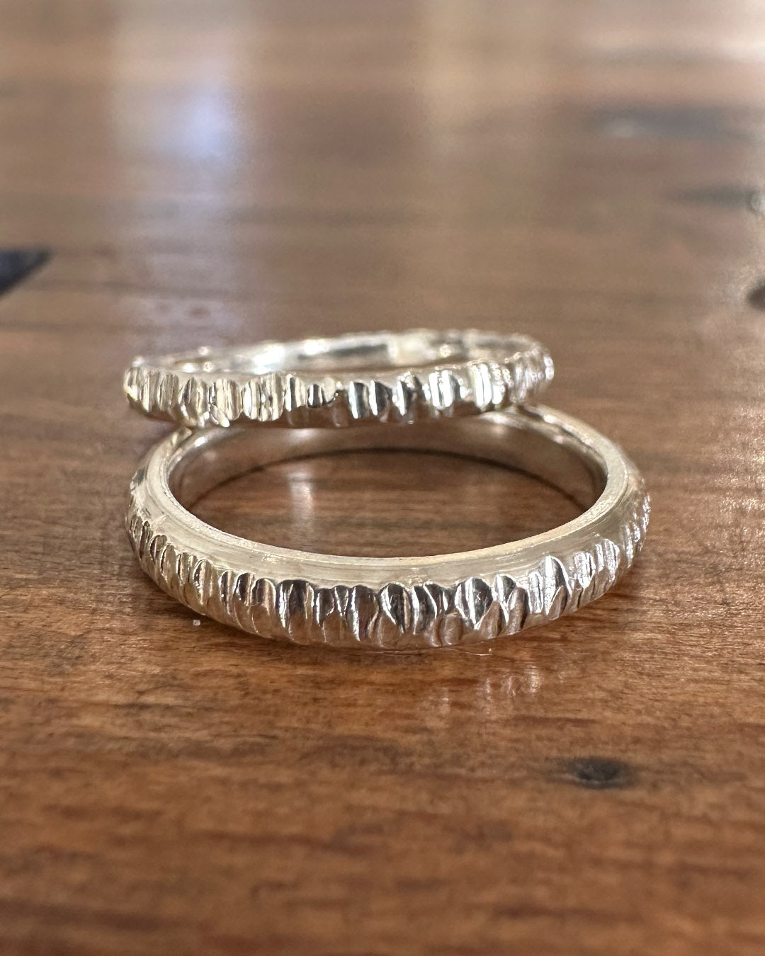 Silver ‘Daim’ Ring Designed and Made by Ariana Watling, Lacock, Wiltshire