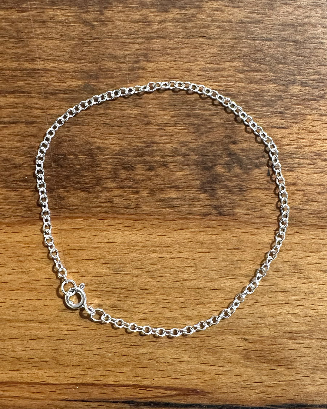 Sterling Silver Fine ‘Machine-Made’ Bracelet Designed and Made by Ariana Watling, Lacock, Wiltshire