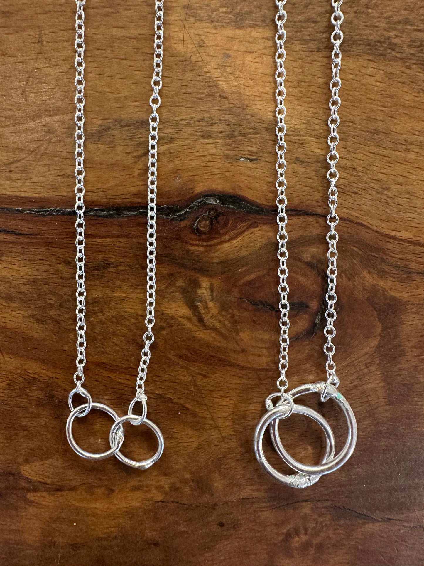 Sterling Silver Double Link ‘Unity’ Necklace