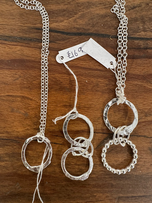 Sterling Silver ‘Dippin Dot’ Pendant