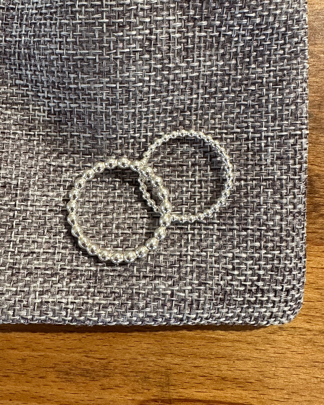 Silver ‘Beaded’ Ring Designed and Made by Ariana Watling, Lacock, Wiltshire