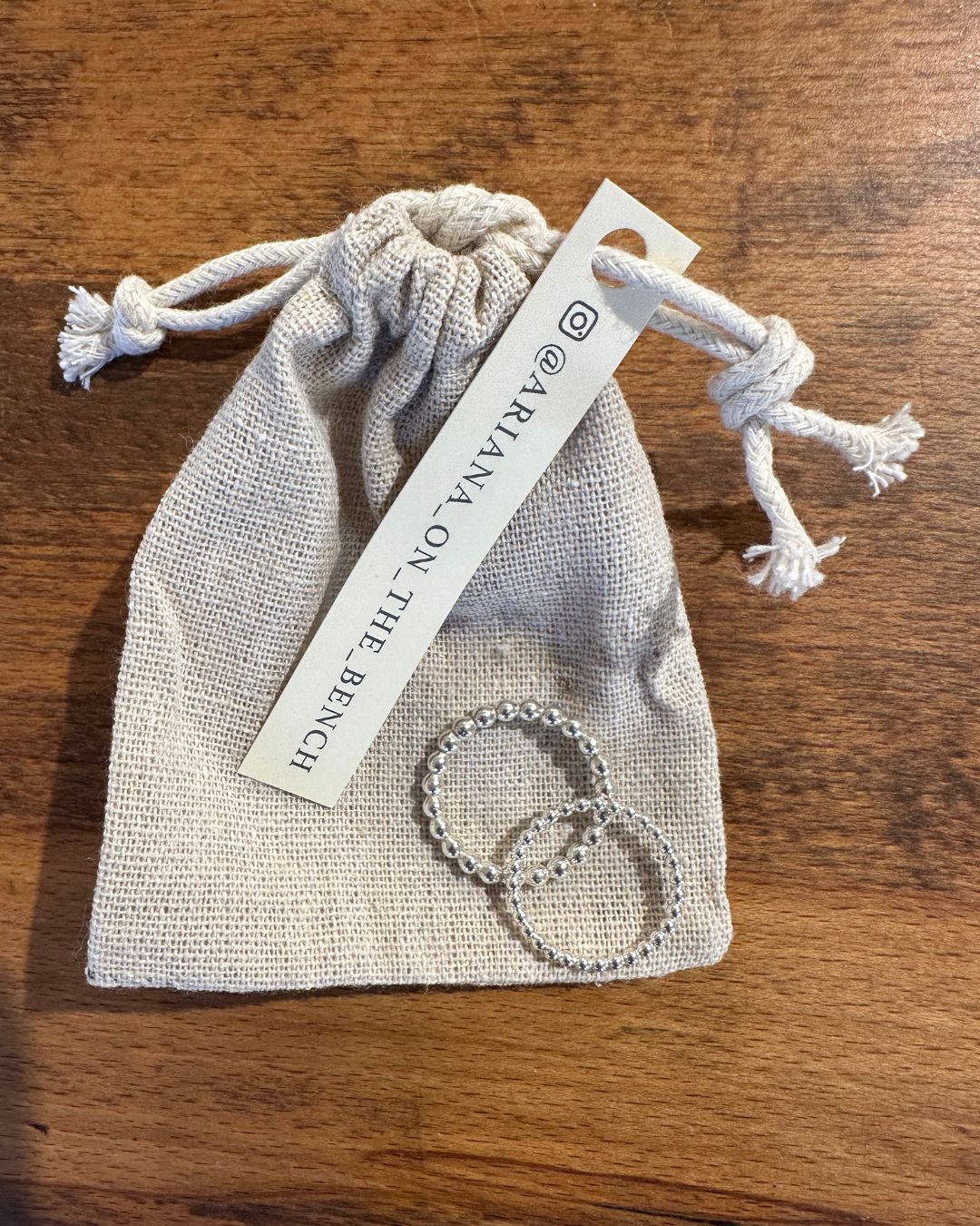 Sterling Silver ‘Beaded’ Ring Designed and Made by Ariana Watling, Lacock, Wiltshire