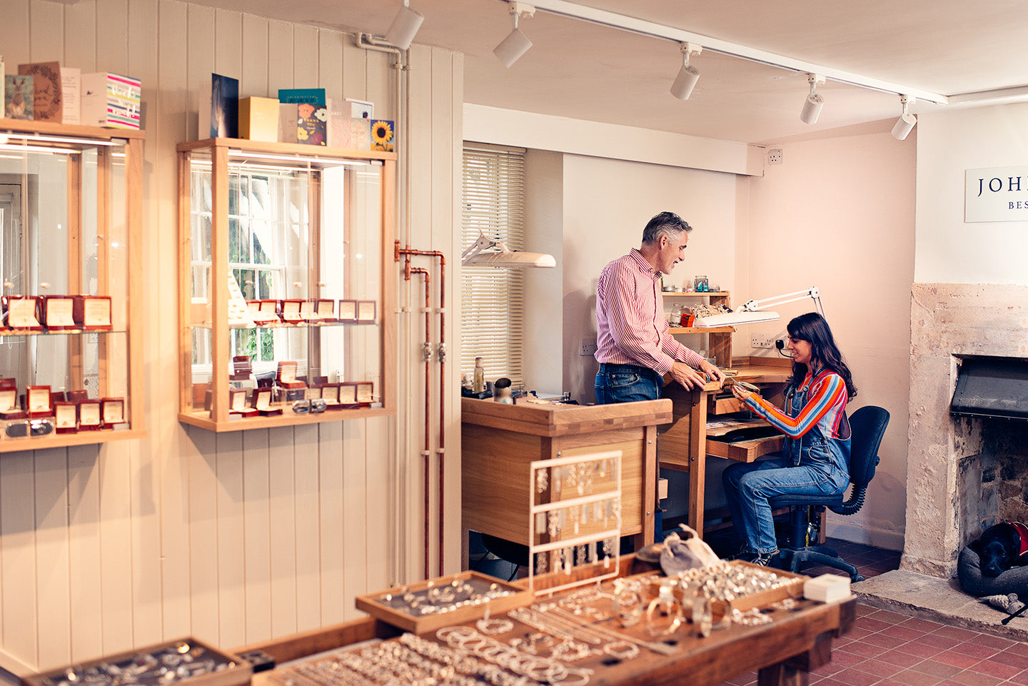 Watling jewellery workshops in Lacock Wiltshire